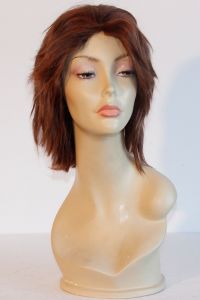 available for rent: Jacqueline Kaye light auburn wig, shoulder length, in human hair