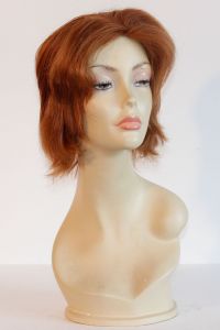 available for rent: Nu look strawberry blonde / orange wig in human hair, short