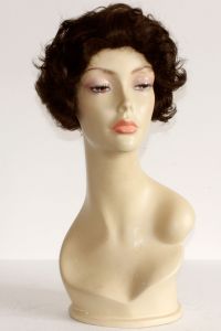 available for rent: 1950s diva look short hair wig, dark brown