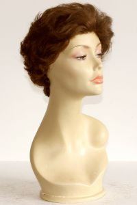 available for rent: short Pierre Balmain single knot human hair light brown wig