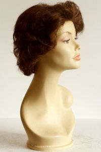 available for rent: medium Pierre Balmain Sofia Loren's style single knot human hair light brown wig